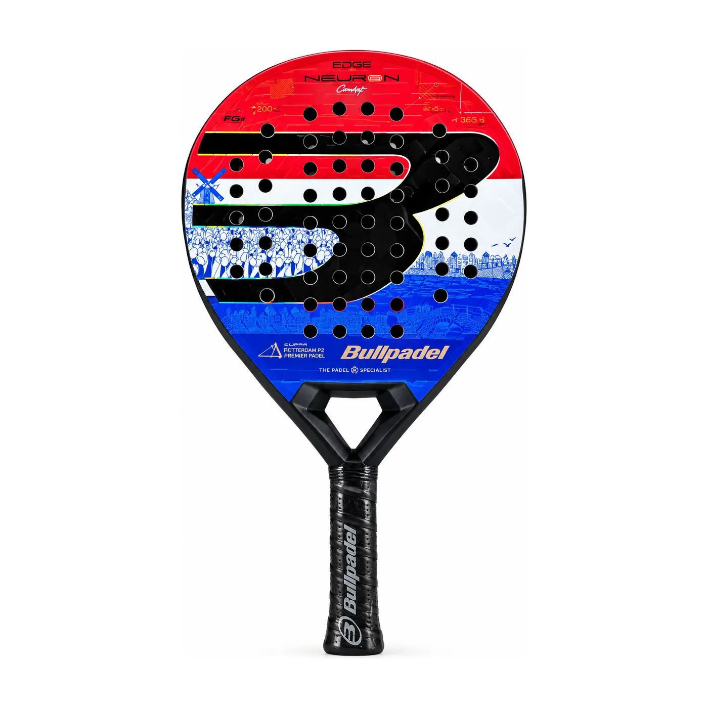 Bullpadel Neuron 02 Edge Comfort Rotterdam '27 padelracket — foto 2 van 2