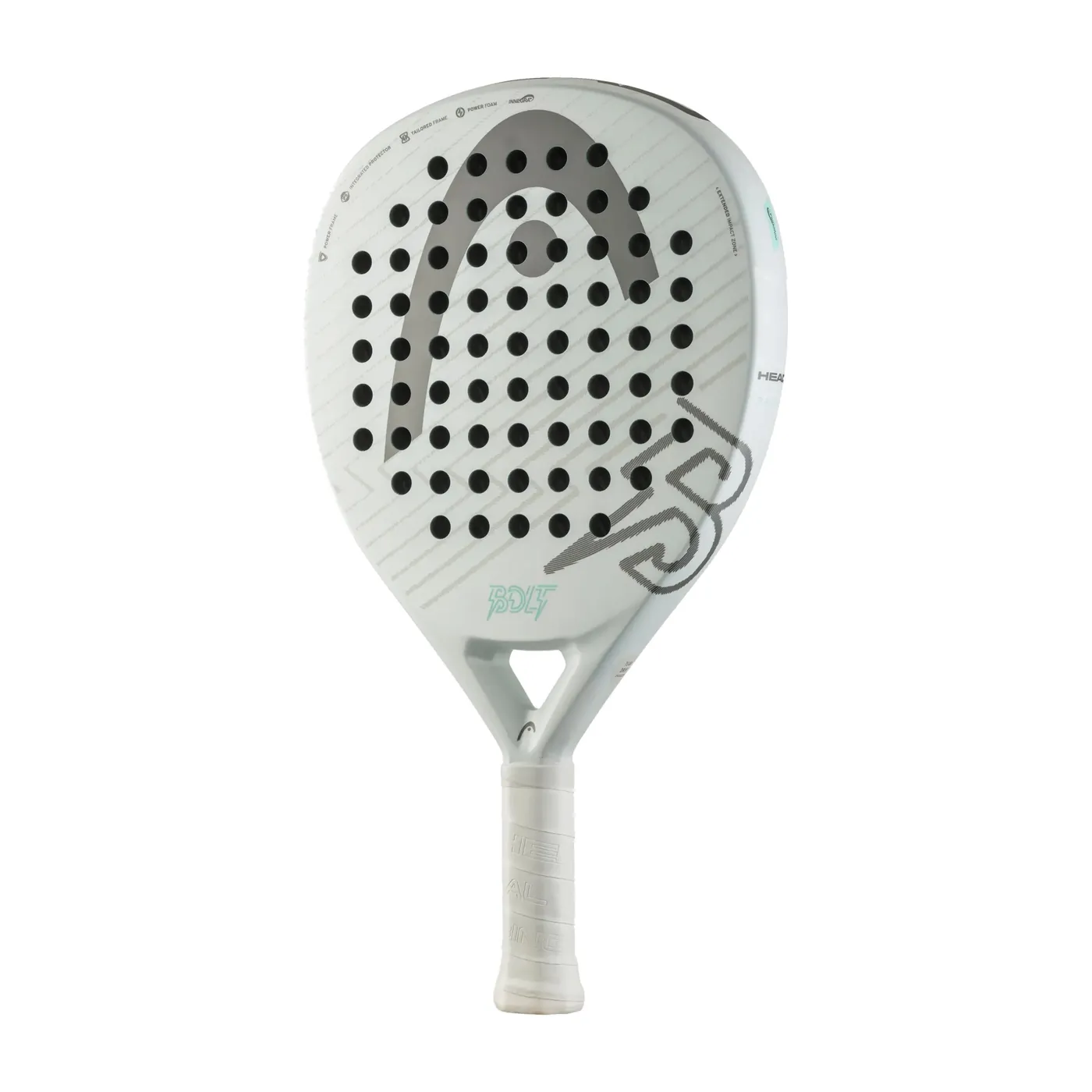Head Bolt '26 Wit/Grijs padelracket — foto 1 van 3