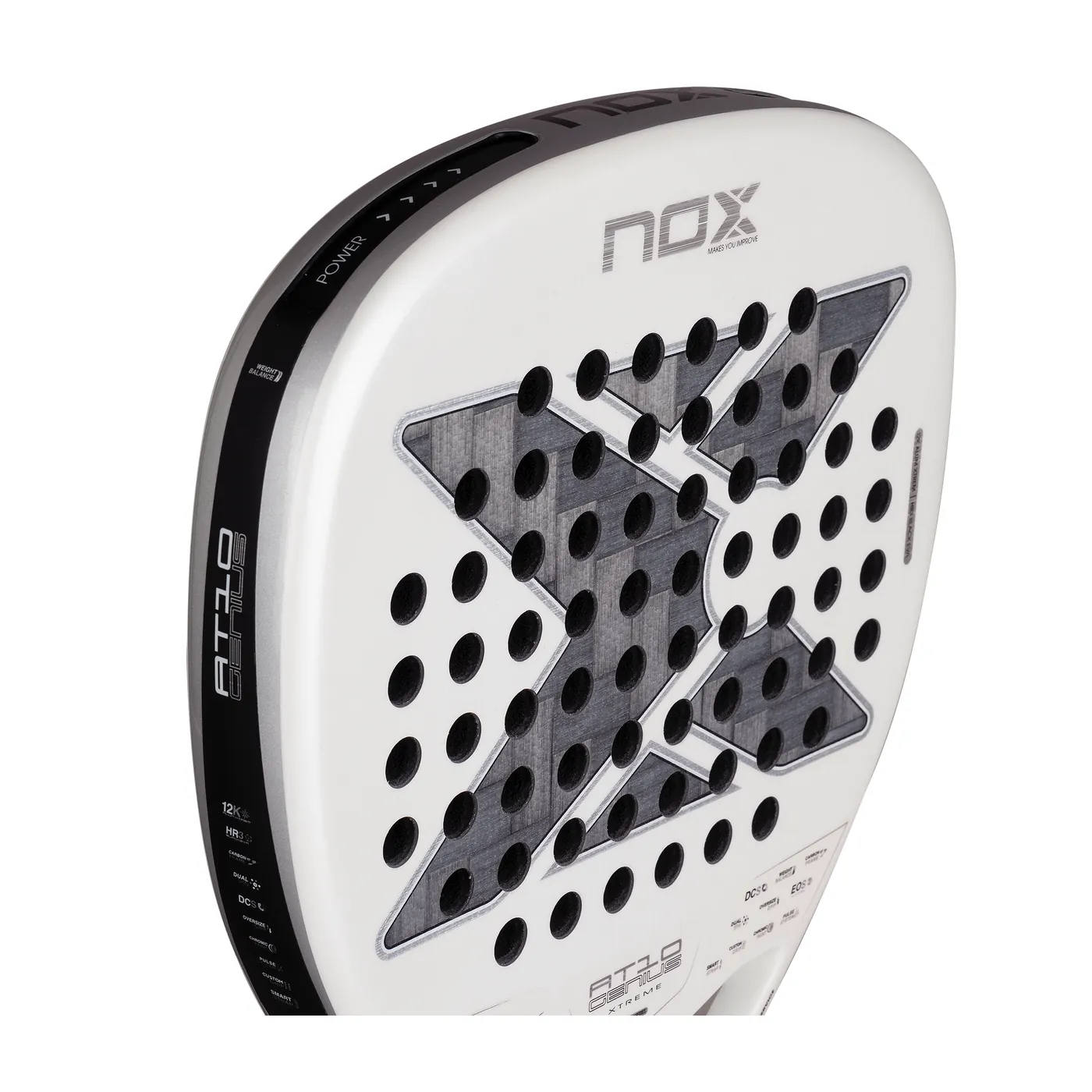 Nox AT10 Genius Attack 12K Alum Xtrem '26 padelracket — foto 5 van 8