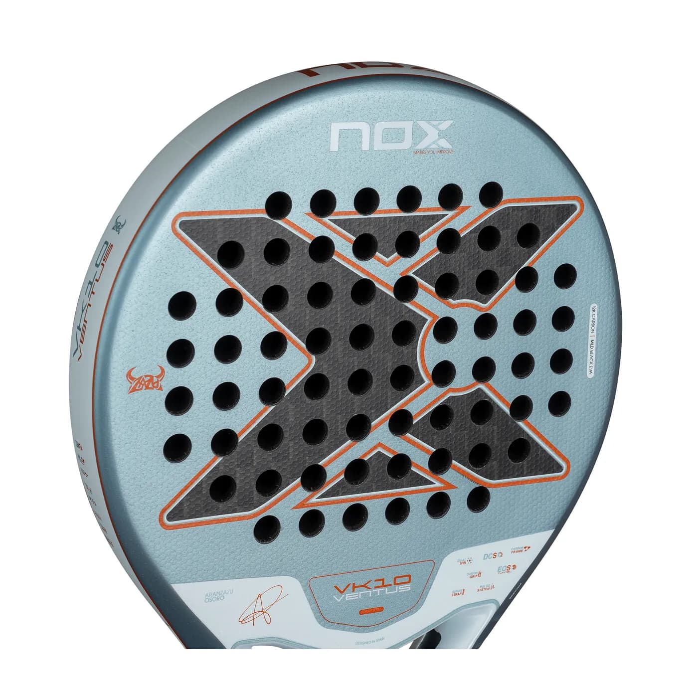 Nox VK10 Ventus Control 12K '26 padelracket — foto 5 van 8