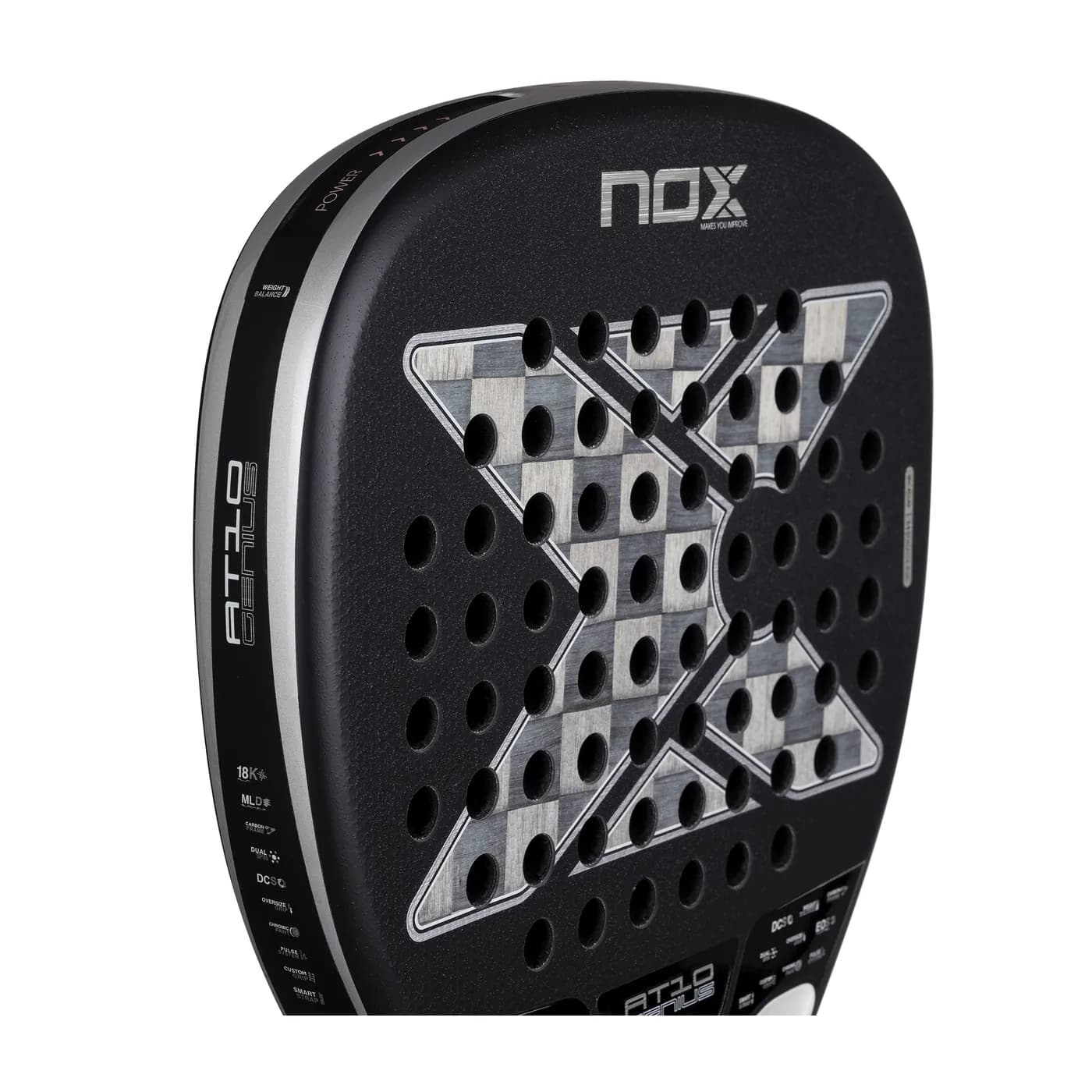 Nox AT10 Genius Attack 18K Alum '26 padelracket — foto 5 van 8