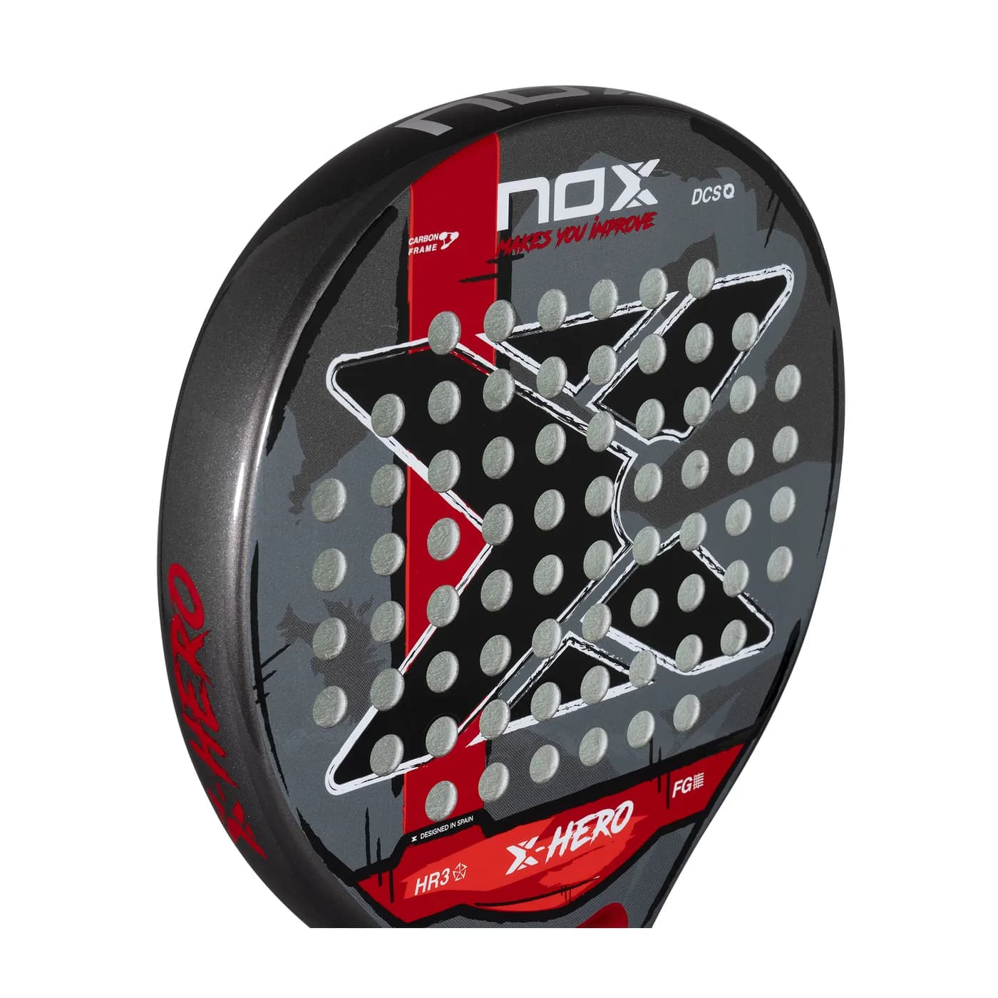 Nox X-Hero Red '26 padelracket — foto 5 van 6