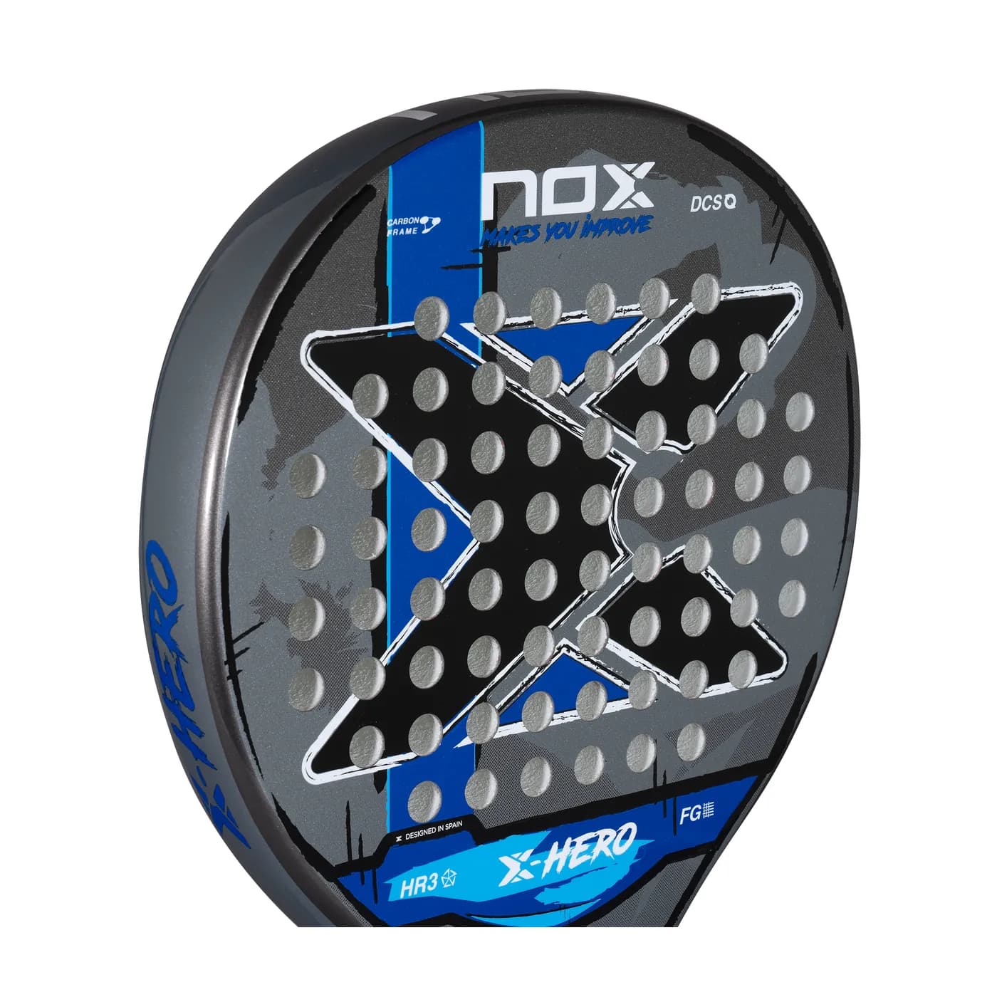 Nox X-Hero Blue '26 padelracket — foto 5 van 6