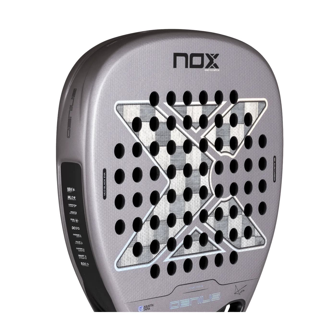 Nox Genius Attack 18K Alum '27 padelracket — foto 5 van 8