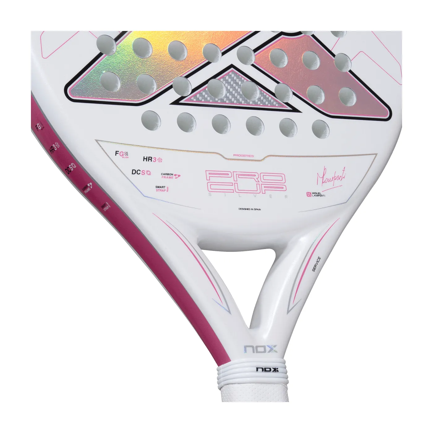 Nox ML10 Pro Cup Silver '27 padelracket — foto 6 van 8