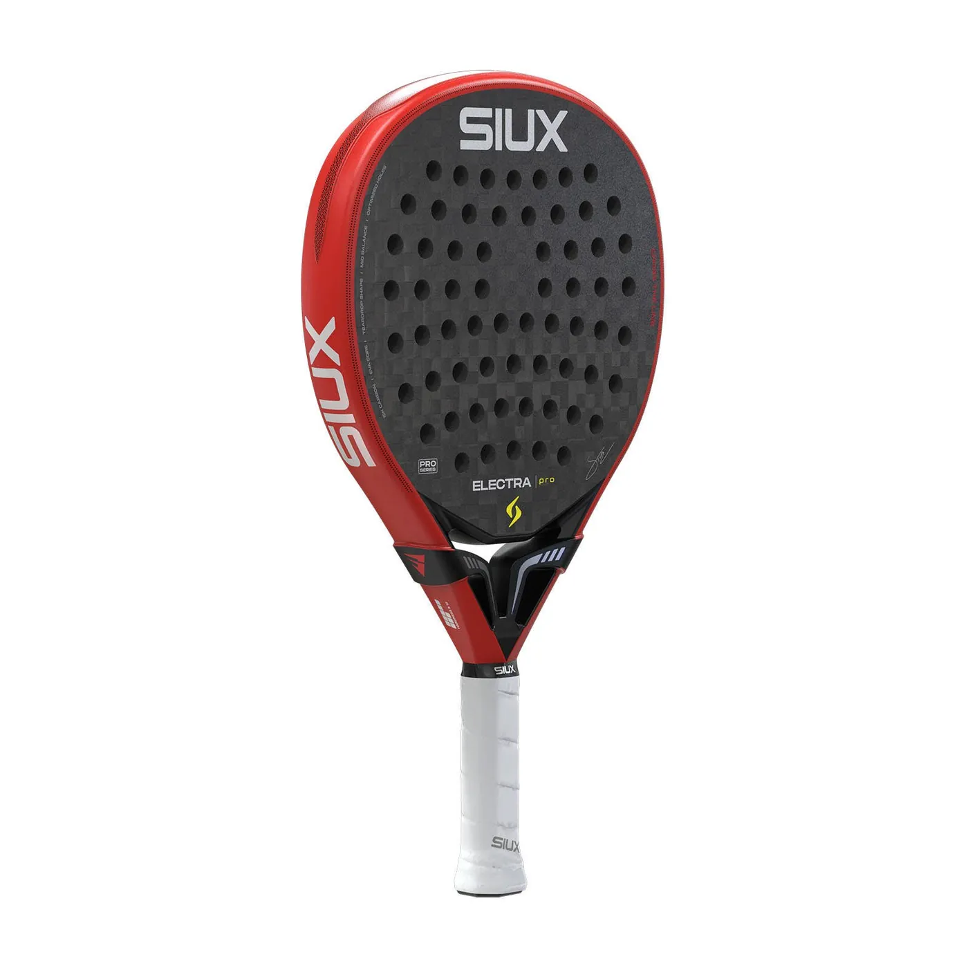 Siux Electra Pro Fire Red '26 padelracket — foto 2 van 7