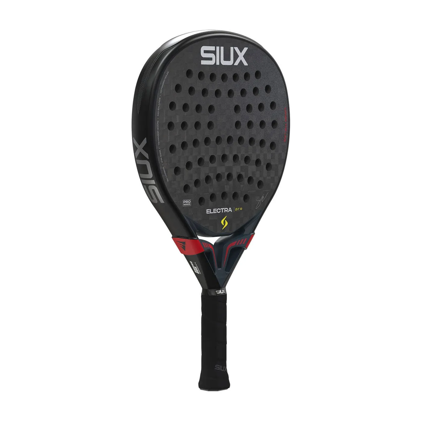 Siux Electra Pro Shadow Red '26 padelracket — foto 2 van 7