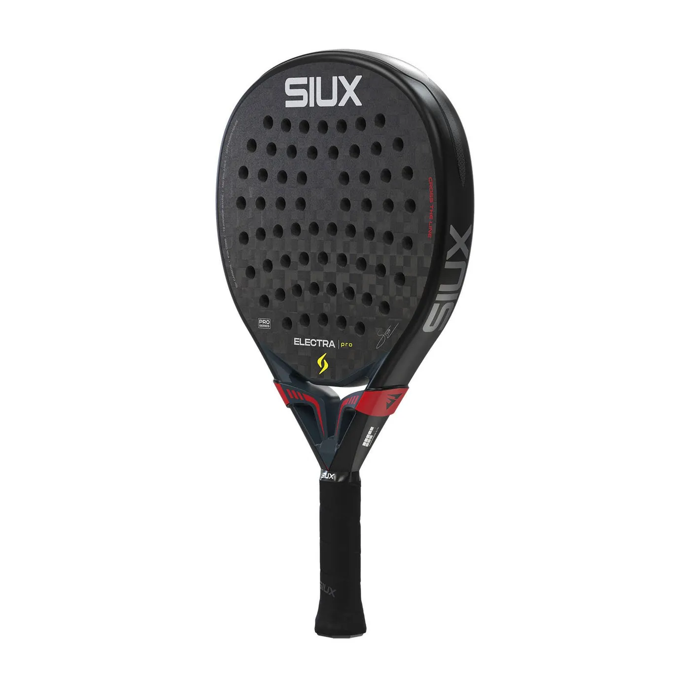 Siux Electra Pro Shadow Red '26 padelracket — foto 3 van 7