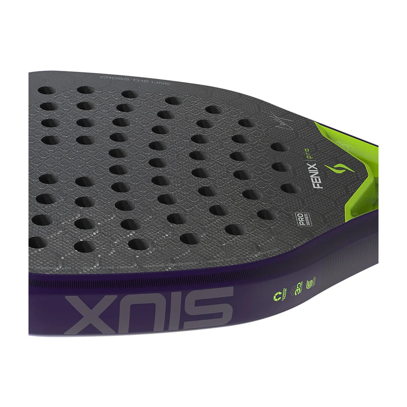 Siux Fenix Pro Glow Purple '26 padelracket — foto 3 van 8