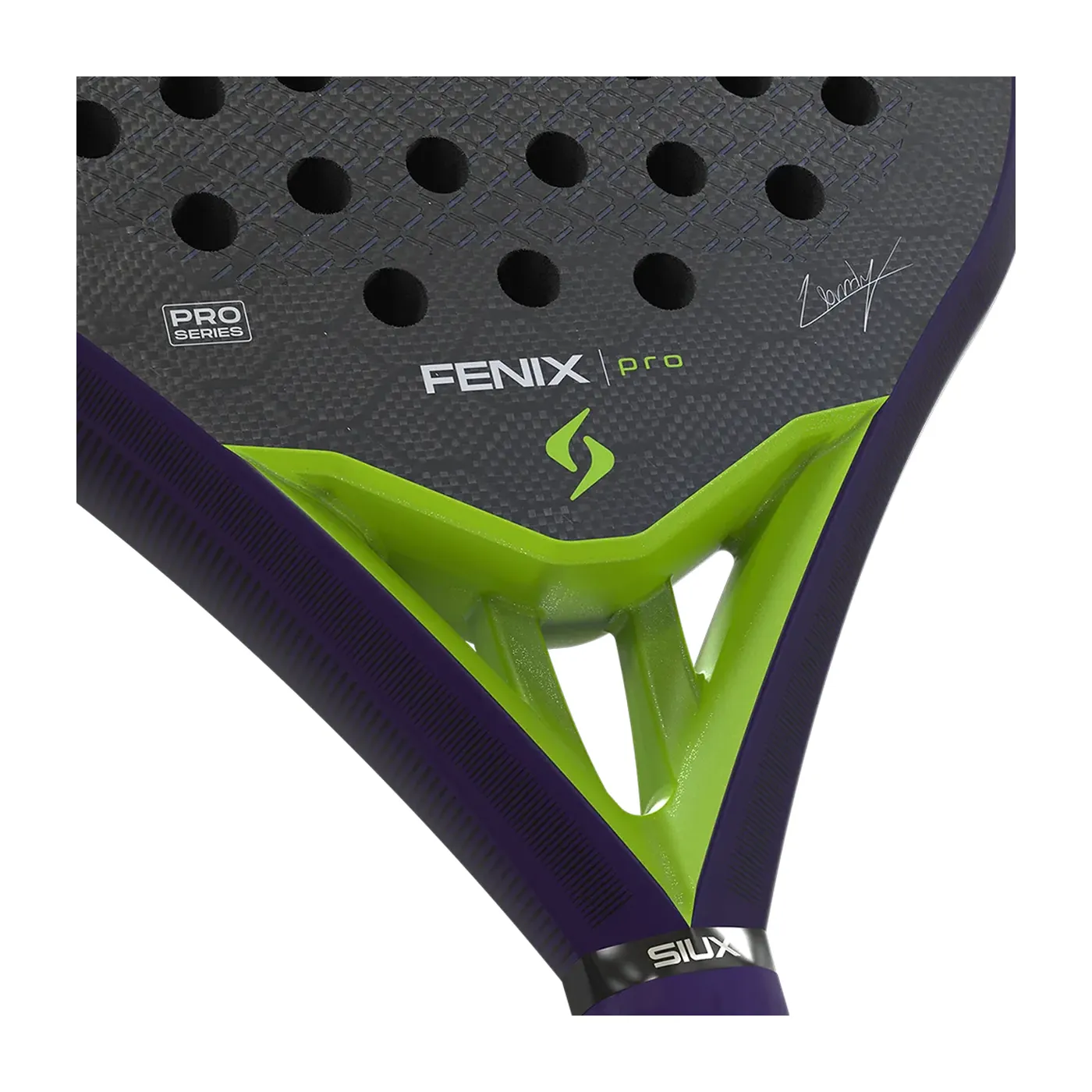 Siux Fenix Pro Glow Purple '26 padelracket — foto 7 van 8