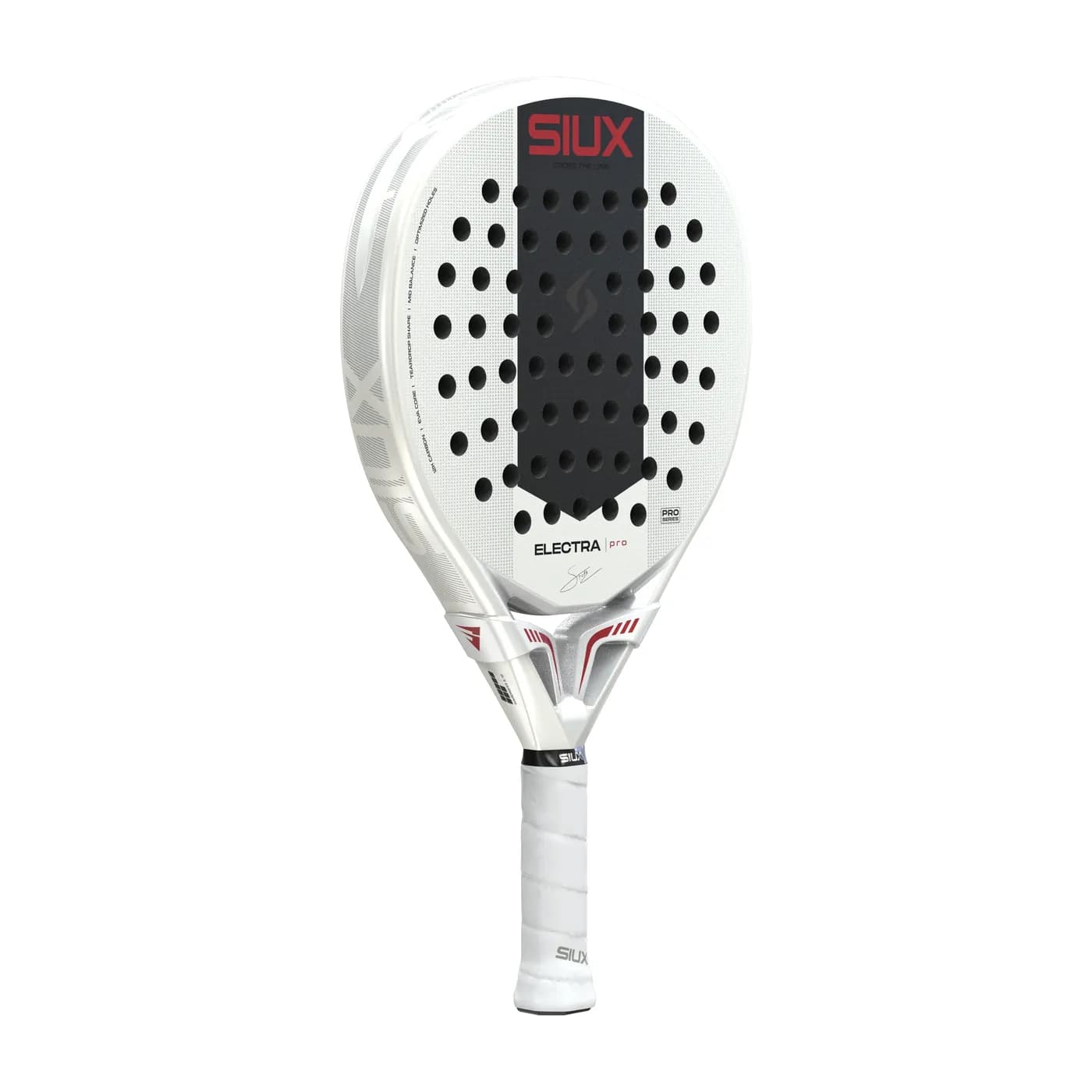 Siux Electra Pro White '27 padelracket — foto 4 van 8