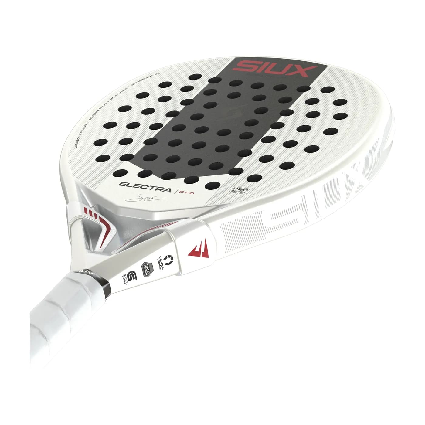 Siux Electra Pro White '27 padelracket — foto 7 van 8