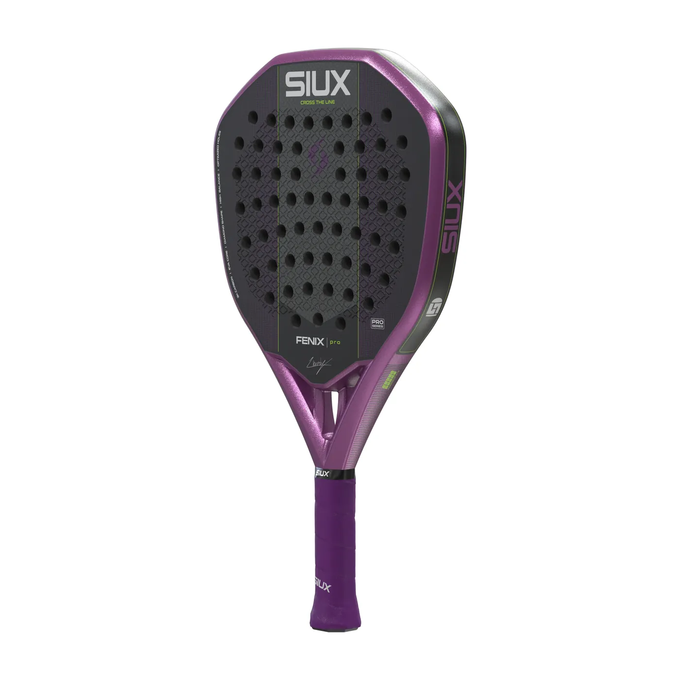 Siux Fenix Pro Purple '27 padelracket — foto 2 van 8