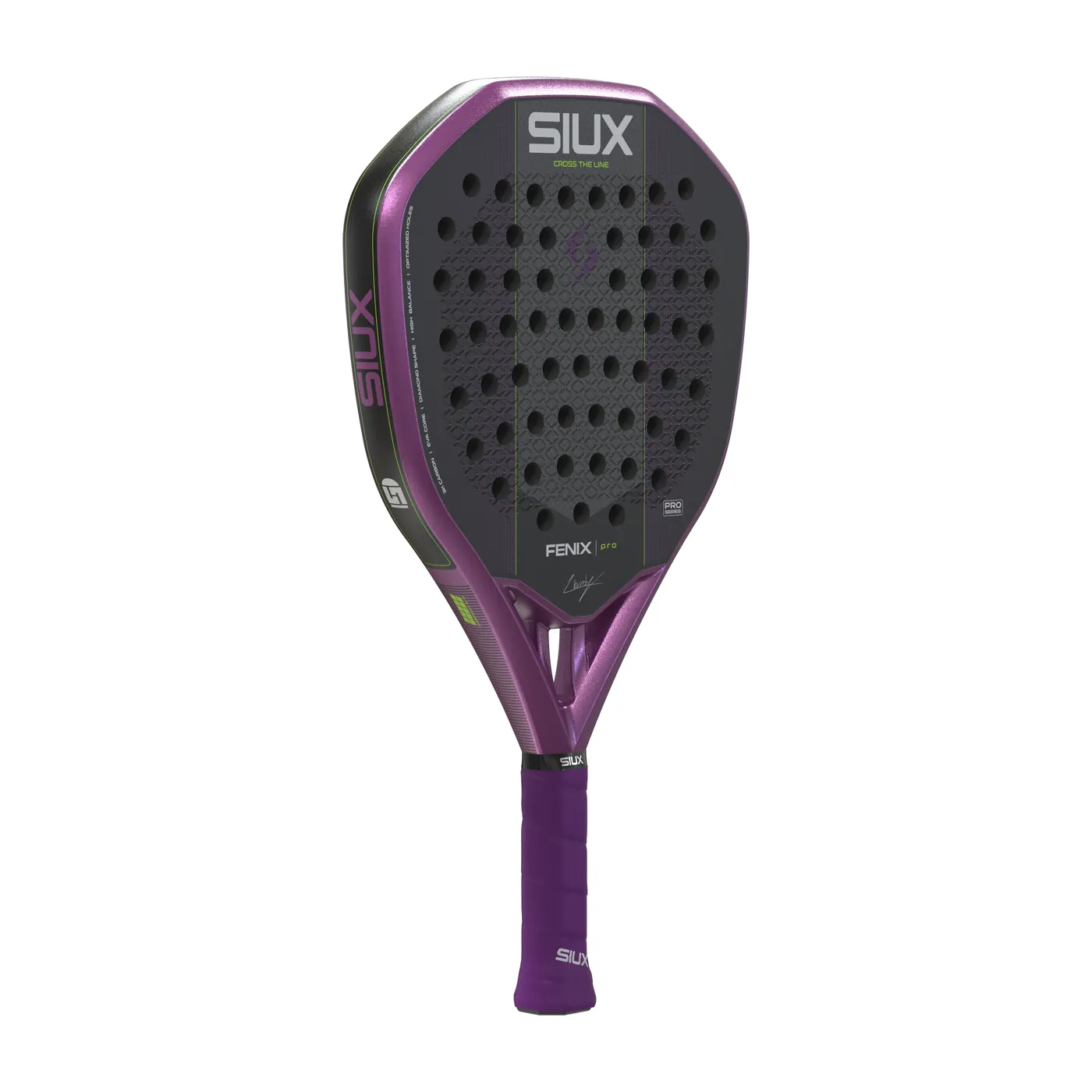 Siux Fenix Pro Purple '27 padelracket — foto 4 van 8