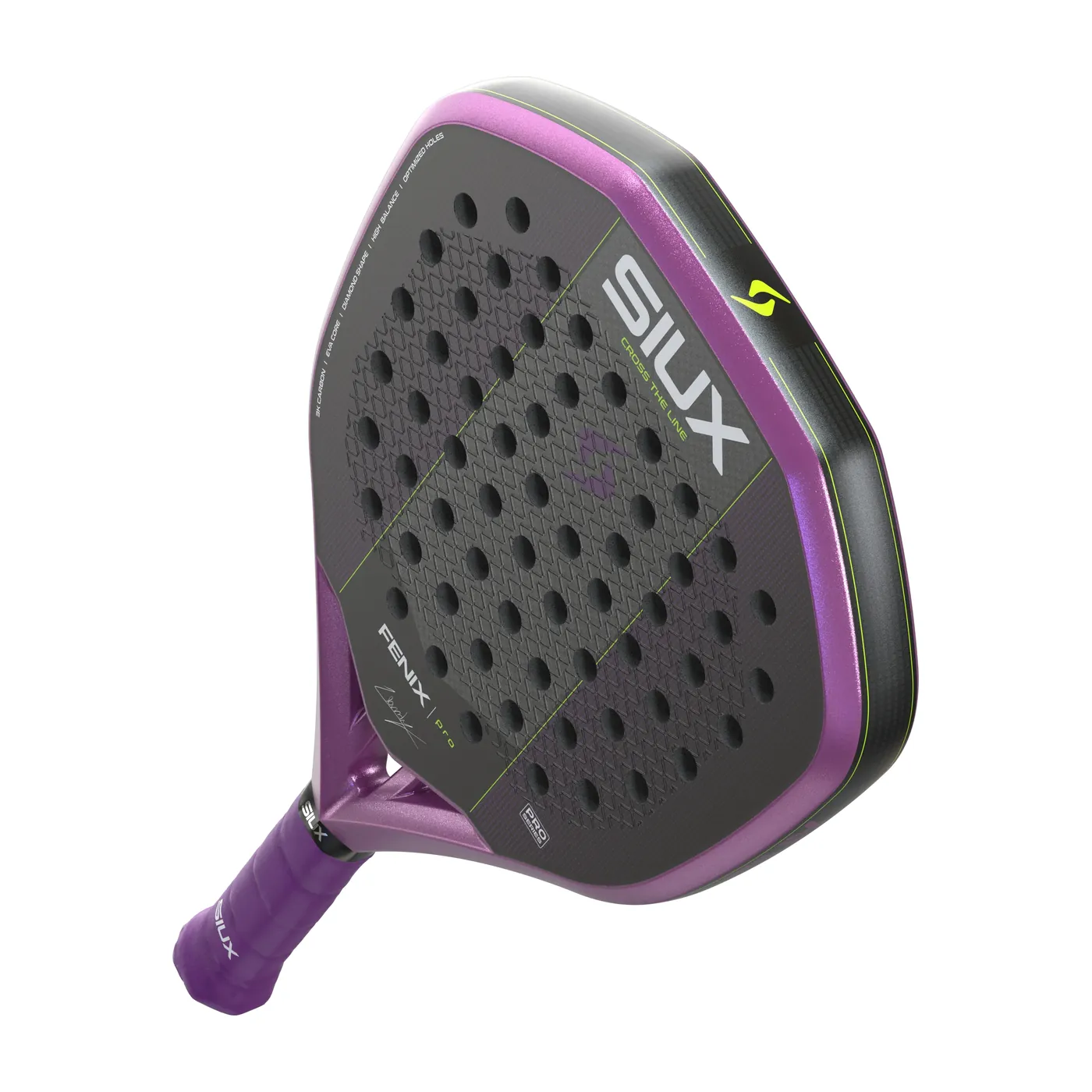 Siux Fenix Pro Purple '27 padelracket — foto 8 van 8