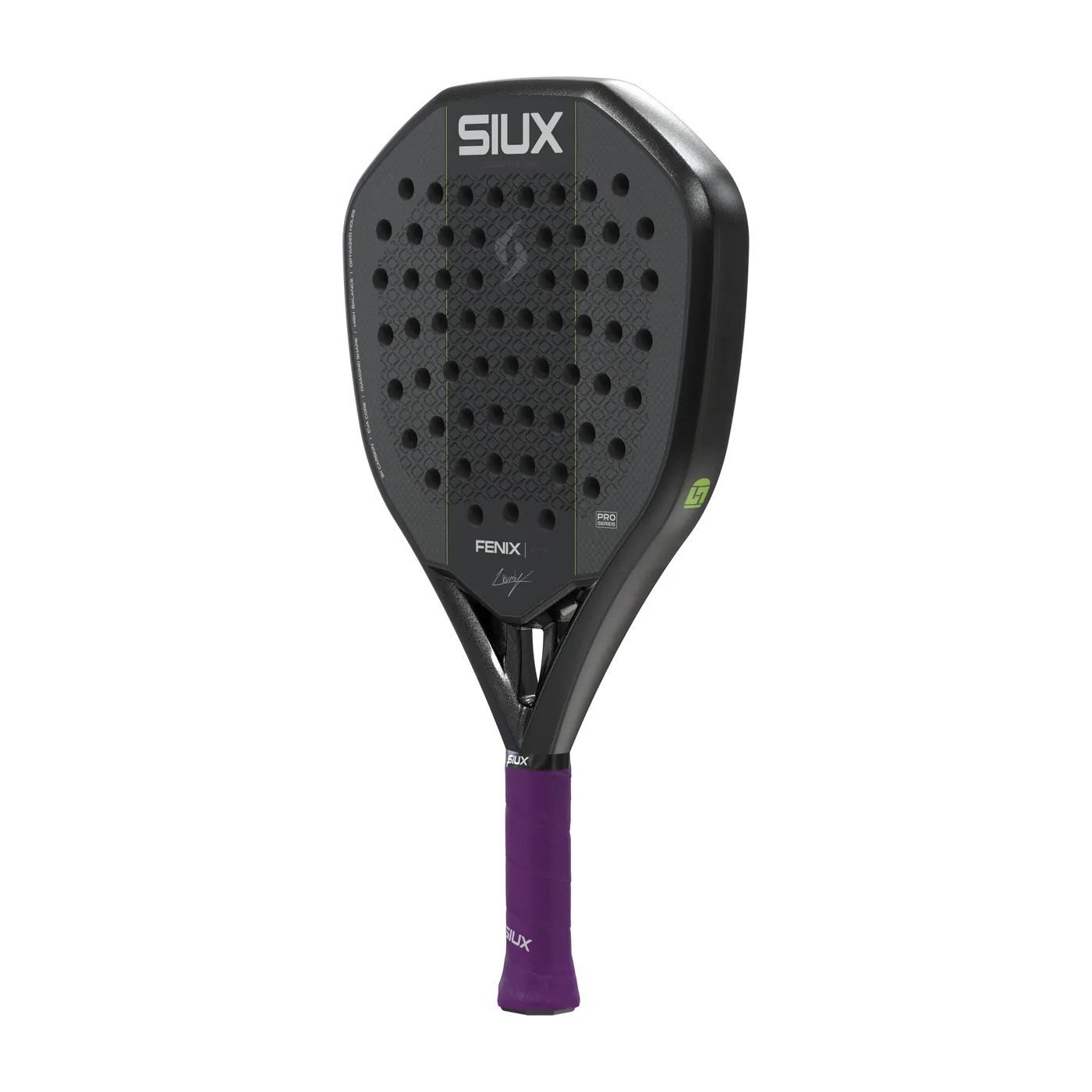 Siux Fenix Pro Black '27 padelracket — foto 2 van 8