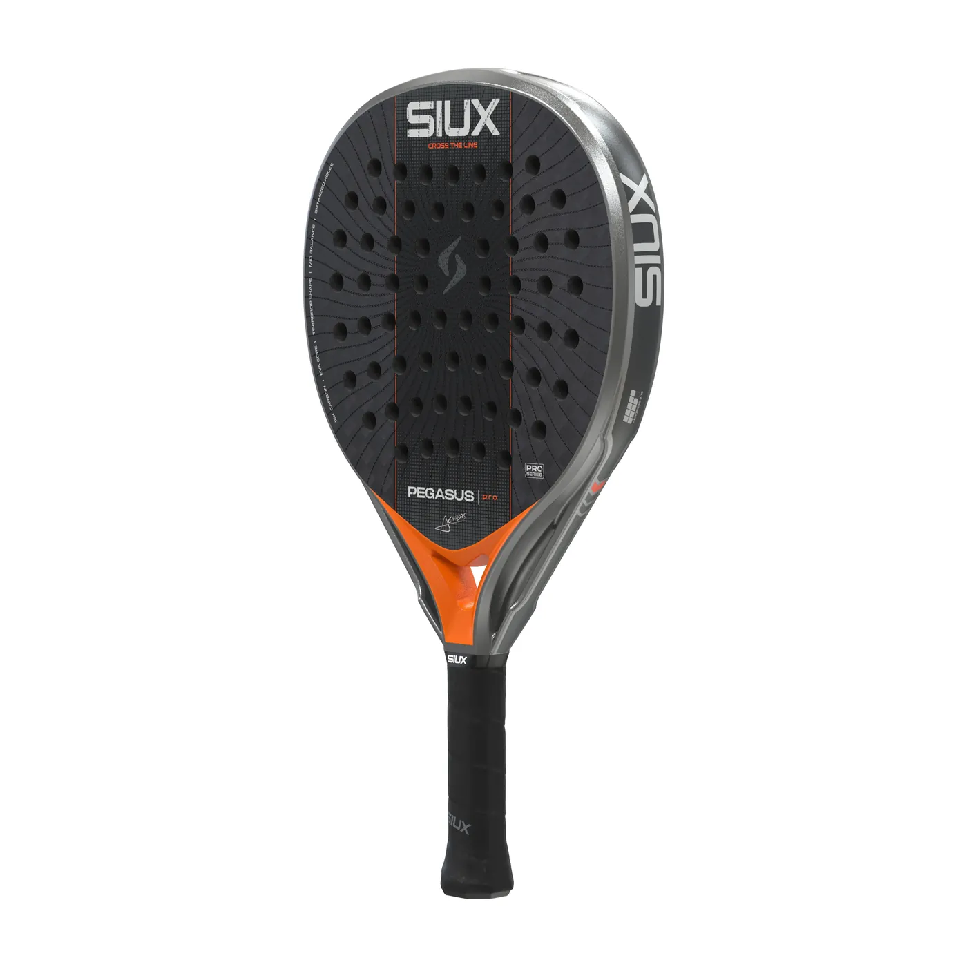 Siux Pegasus Pro Silver '27 padelracket — foto 2 van 8