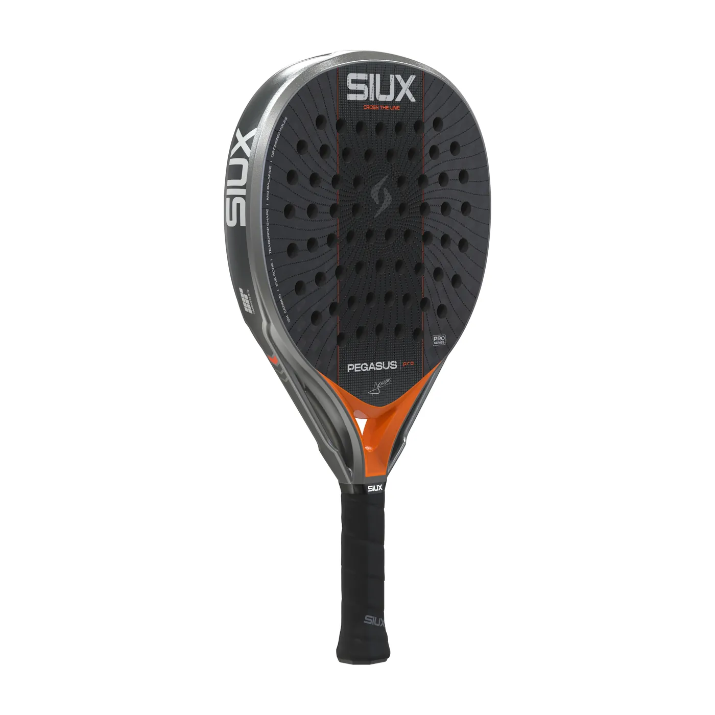 Siux Pegasus Pro Silver '27 padelracket — foto 4 van 8