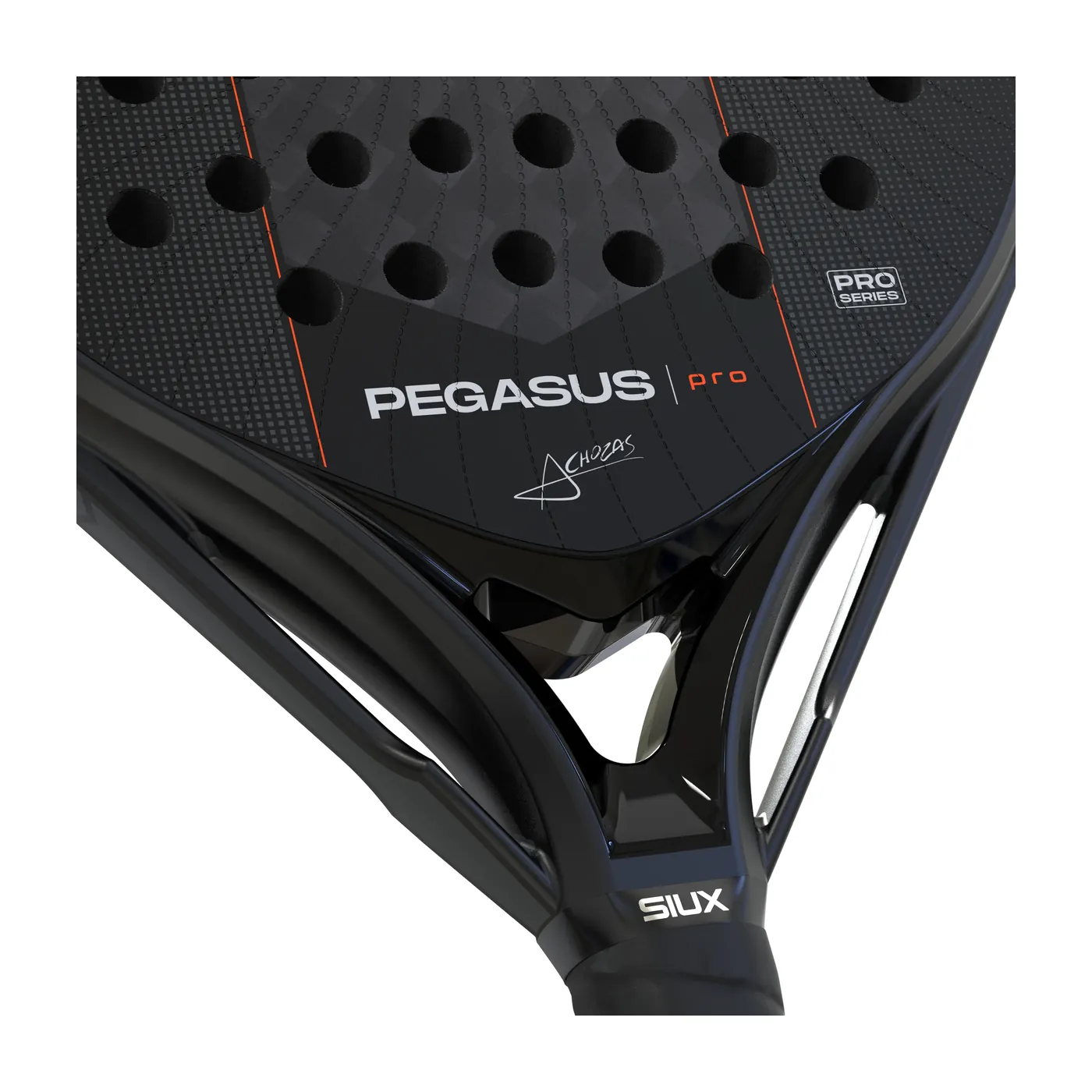 Siux Pegasus Pro Black '27 padelracket — foto 5 van 8