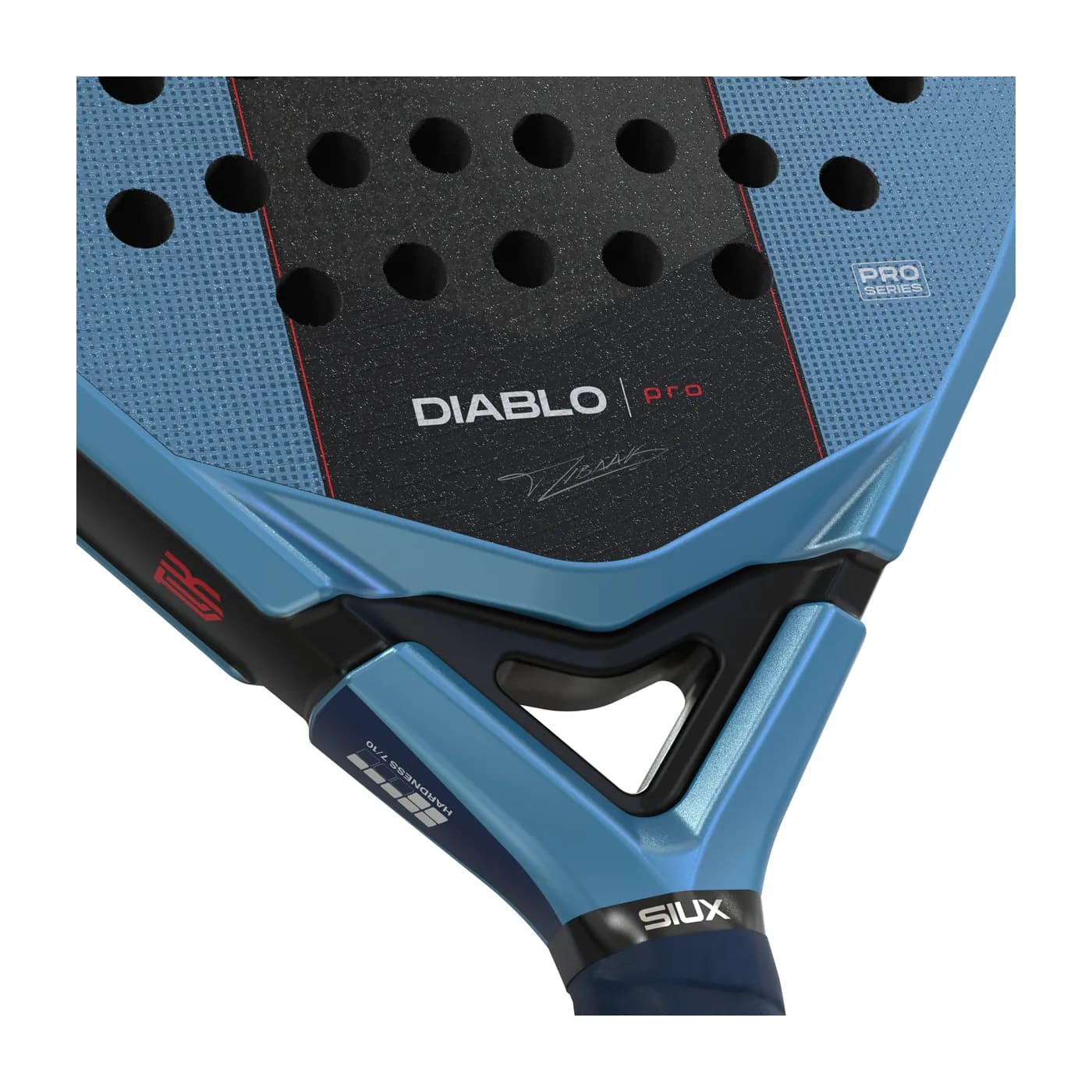Siux Diablo Pro Metallic Blue '27 padelracket — foto 5 van 8