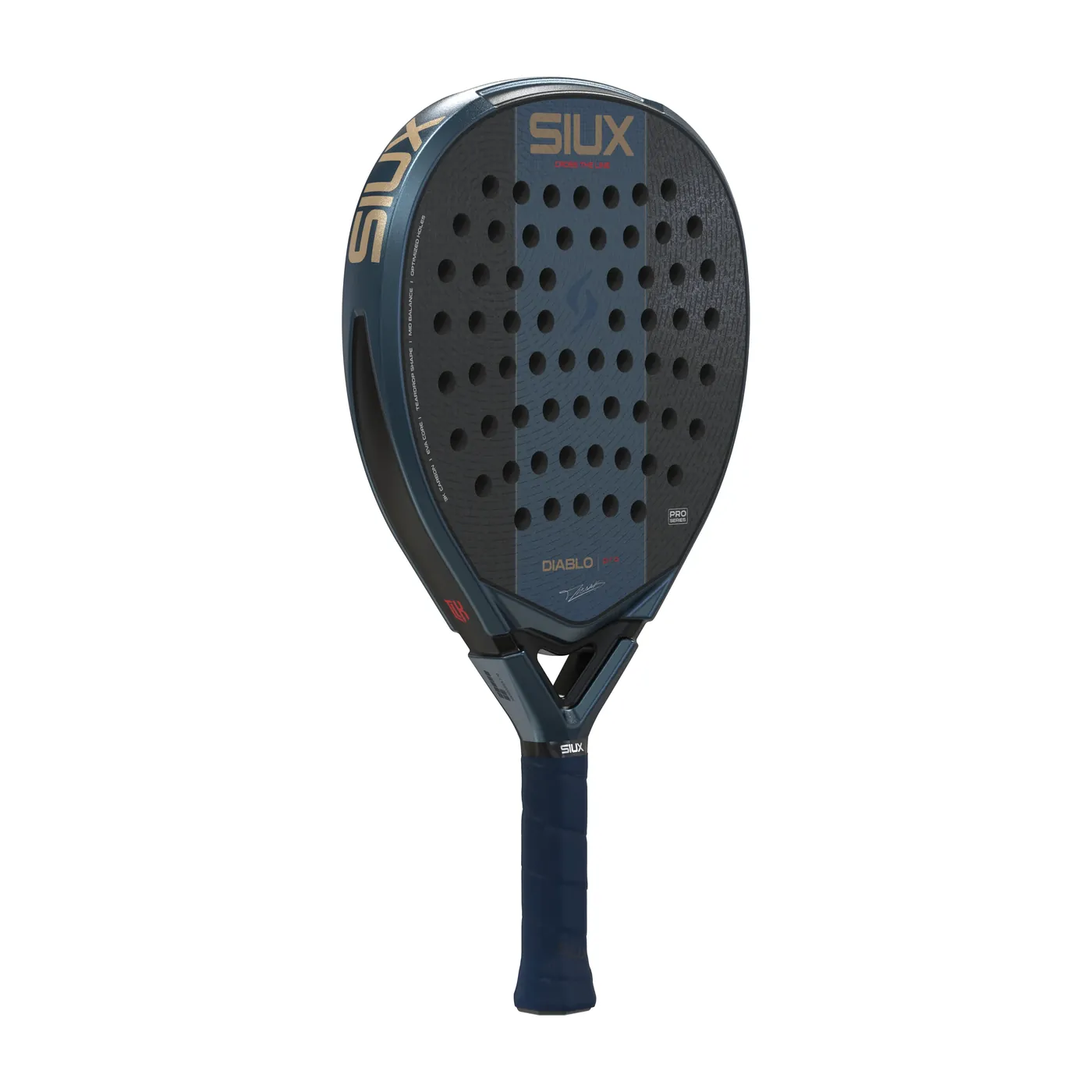 Siux Diablo Pro Marine Blue '27 padelracket — foto 4 van 8