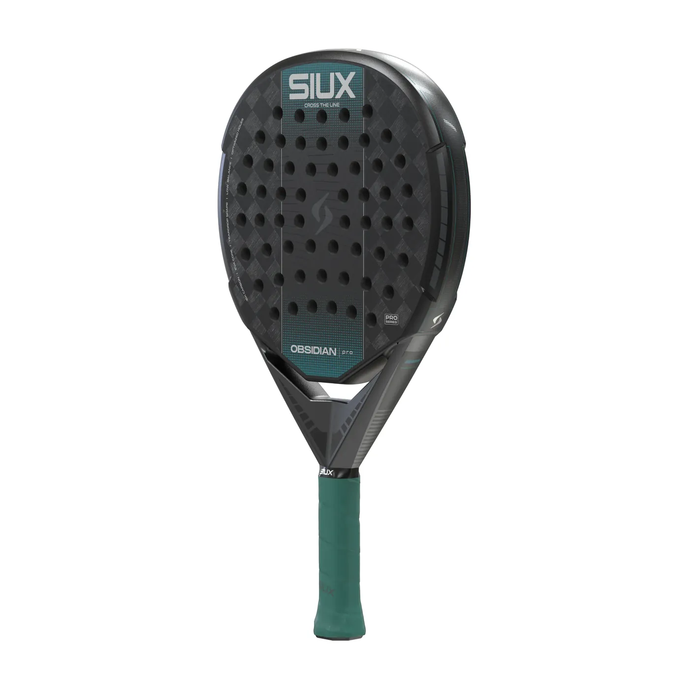 Siux Obsidian Pro Black '27 padelracket — foto 2 van 8