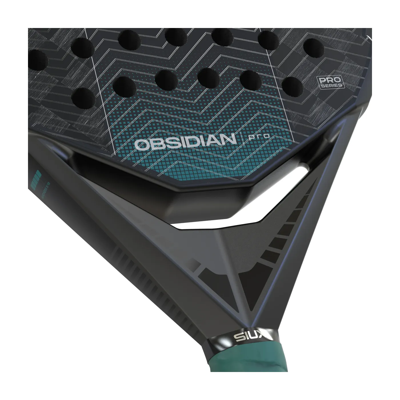 Siux Obsidian Pro Black '27 padelracket — foto 5 van 8