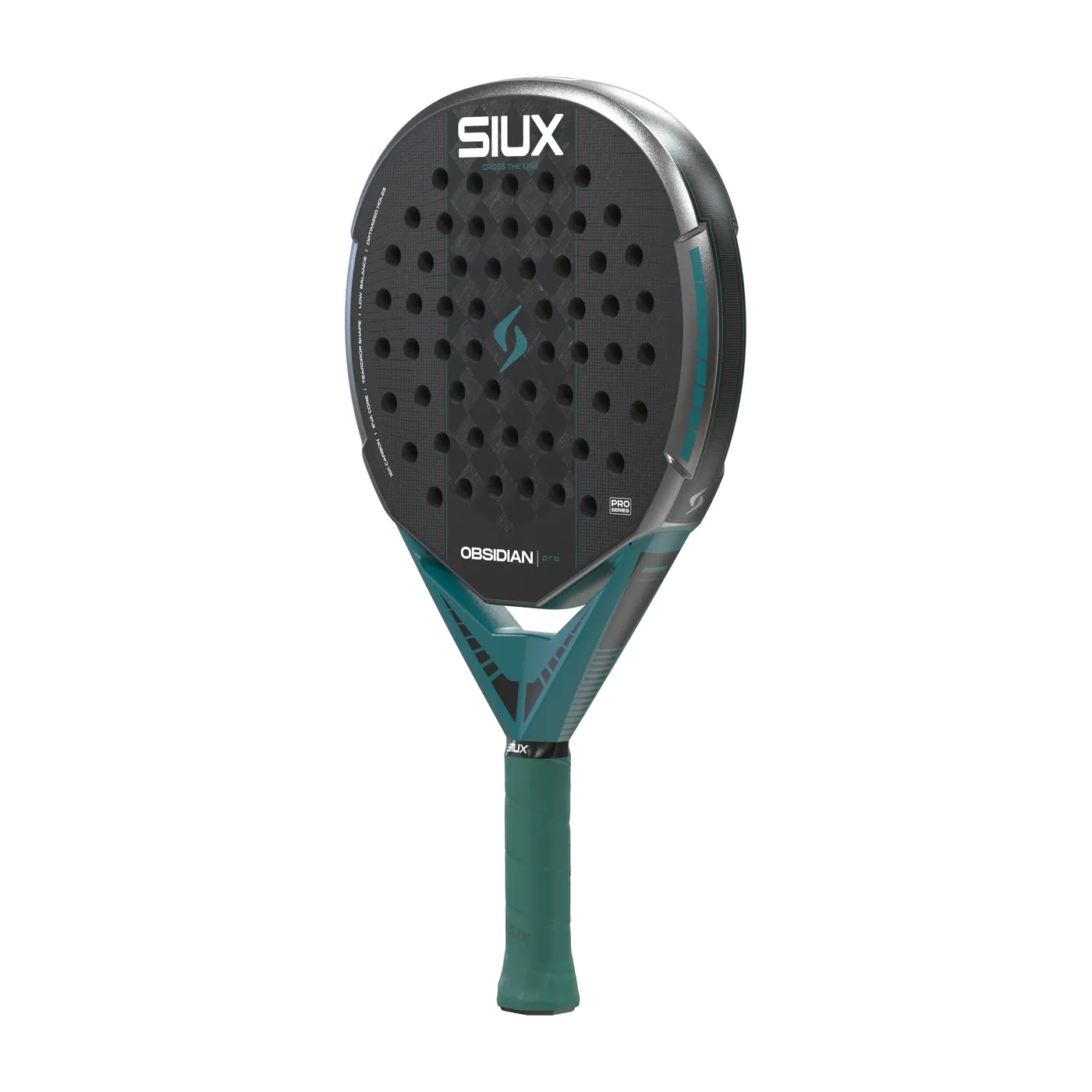 Siux Obsidian Pro Silver '27 padelracket — foto 2 van 8