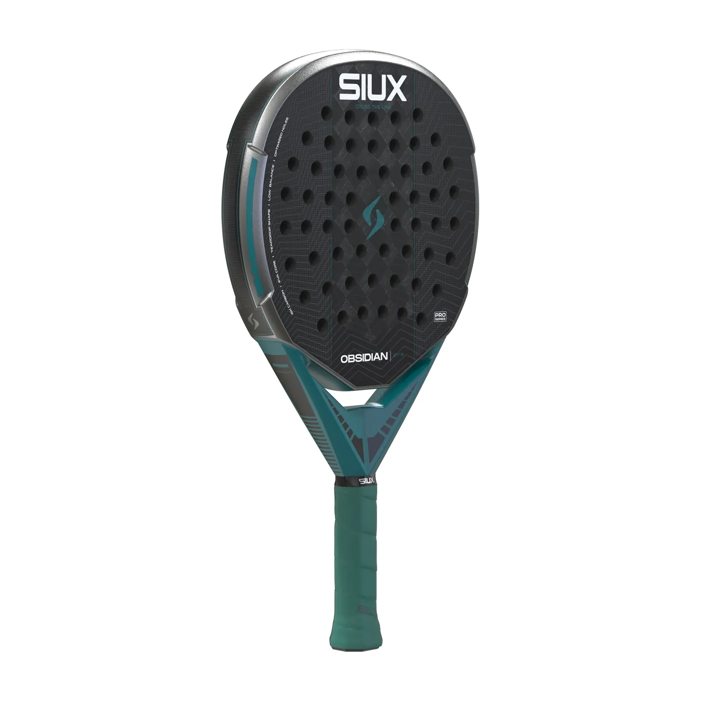 Siux Obsidian Pro Silver '27 padelracket — foto 4 van 8