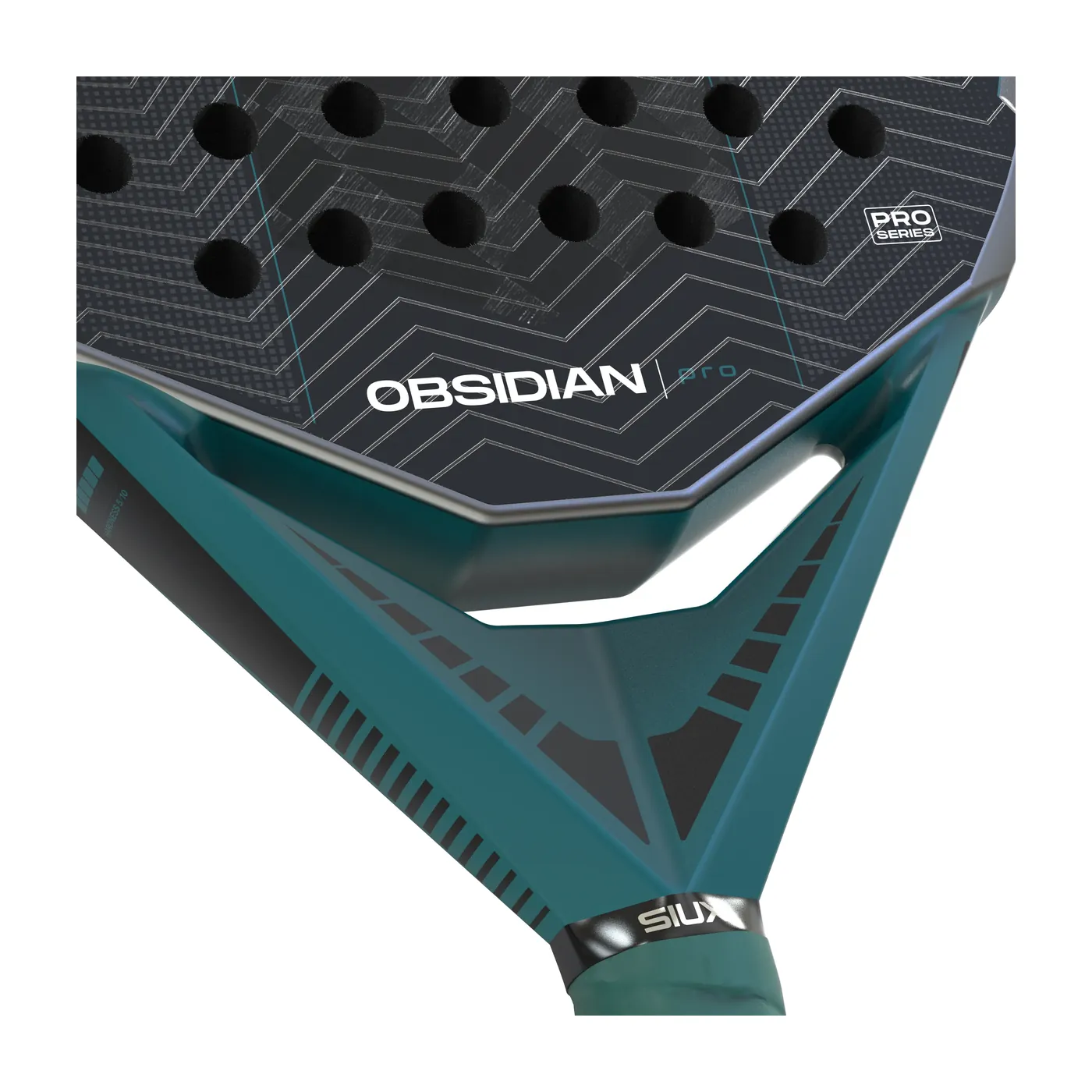 Siux Obsidian Pro Silver '27 padelracket — foto 5 van 8